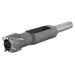 Metal disc cutter drill bit on a white background