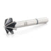 Metal countersink with a white background