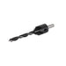 Drill bit with a countersink attached on a white background
