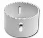 Bimetal hole saw on a white background