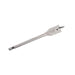 Metal spade bit with 'Flat Star' branding on a white background